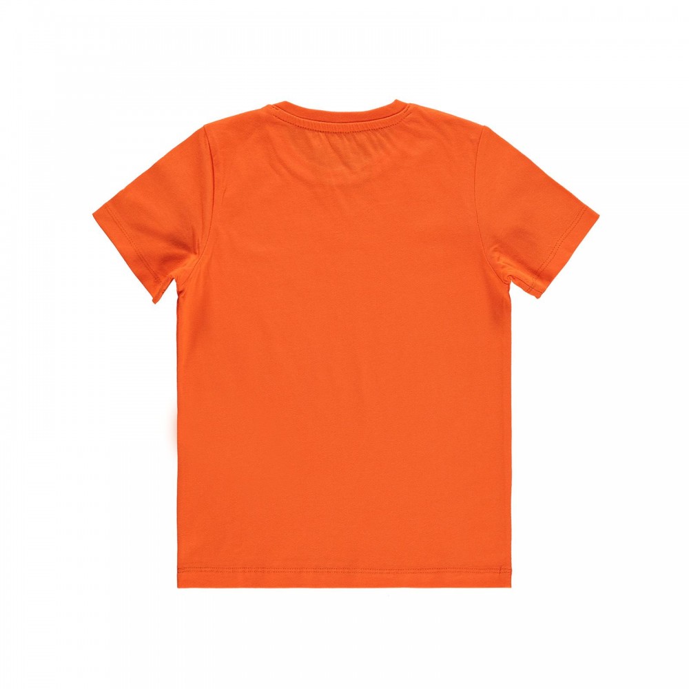 Civil Boys Παιδικό T-Shirt 6-9 Χρονών Πορτοκαλί