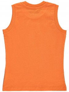 Civil Boys Παιδικό Αμάνικο T-Shirt 10-13 Χρονών Πορτοκαλί