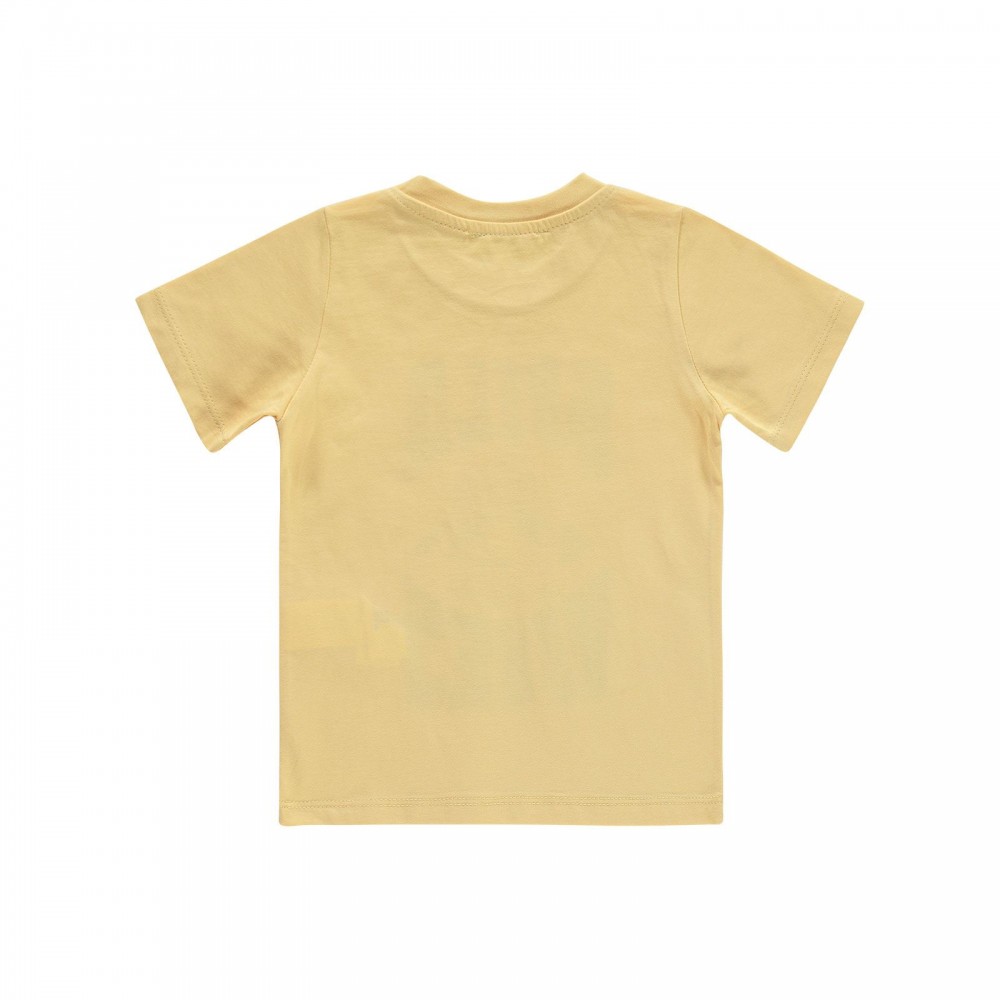 Civil Boys Παιδικό T-Shirt 2-5 Χρονών Κίτρινο