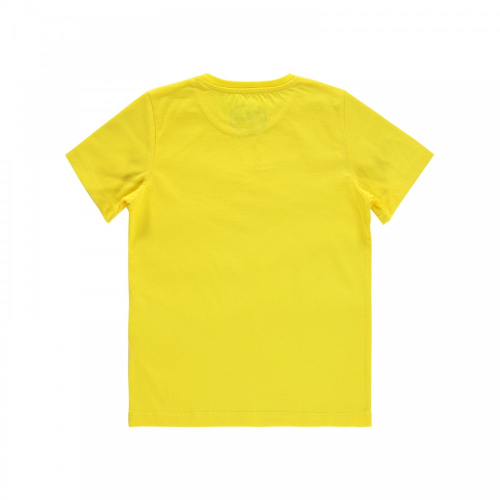 Civil Boys Παιδικό T-Shirt 6-9 Χρονών Κίτρινο