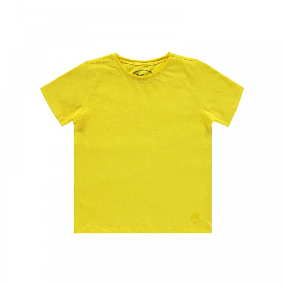 Civil Boys Παιδικό T-Shirt 6-9 Χρονών Κίτρινο