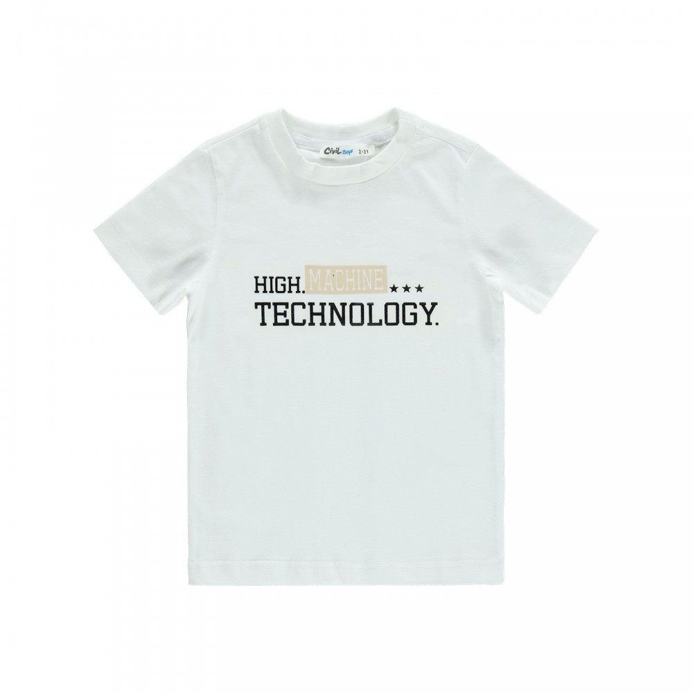 Civil Boys Παιδικό Πουκάμισο με T-Shirt 2-5 Χρονών Χρώμα Πέτρας