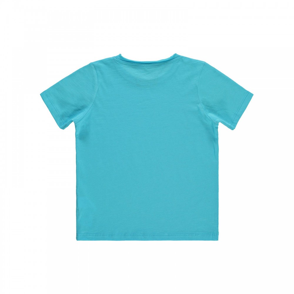 Civil Boys Παιδικό T-Shirt 6-9 Χρονών Τυρκουάζ