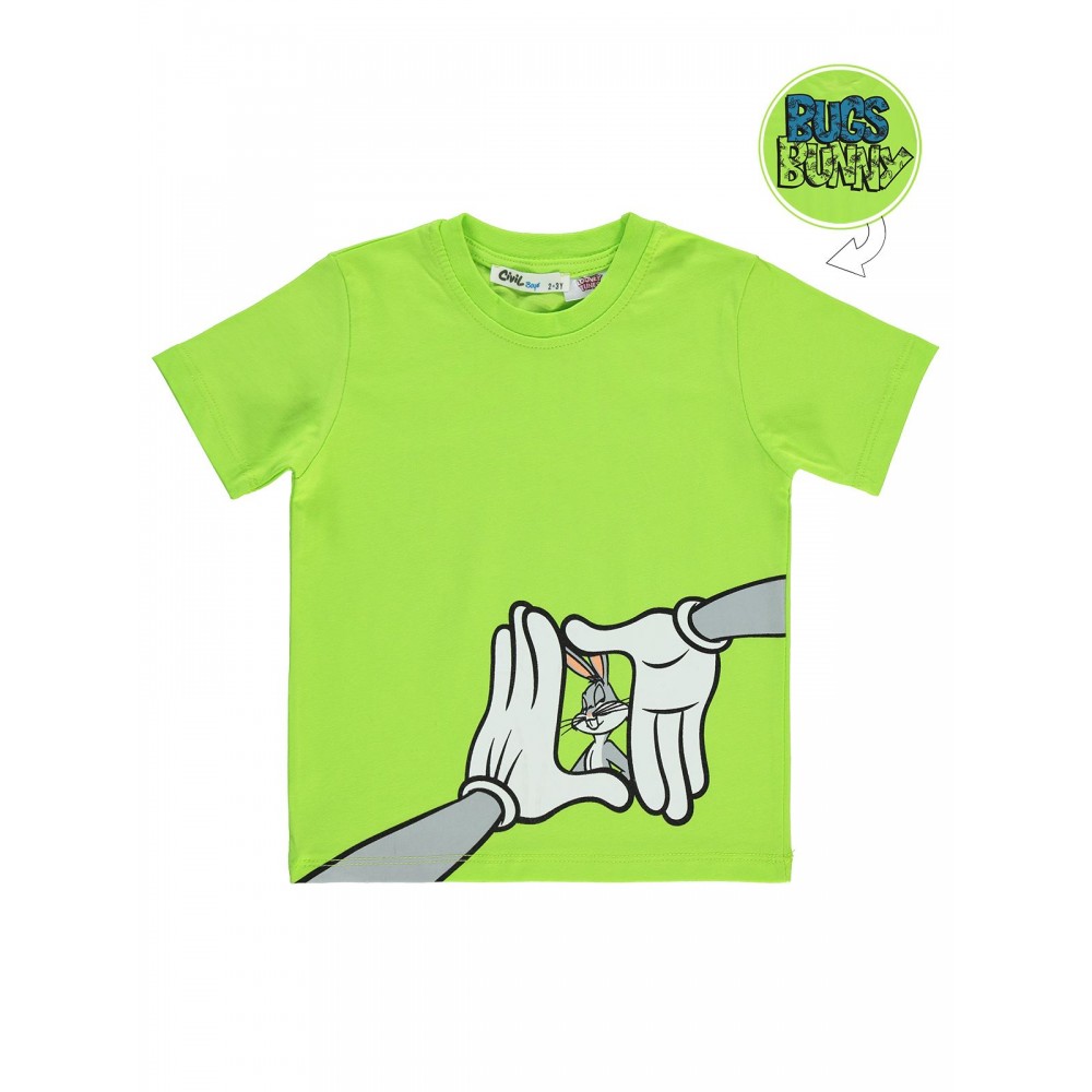 Bugs Bunny Παιδικό T-Shirt 2-5 Χρονών Λεμονί