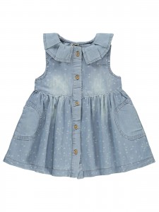 Civil Baby Βρεφικό Φόρεμα 6-18 Μηνών Μπλε