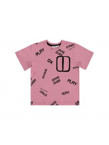 Civil Boys Παιδικό T-Shirt 6-9 Χρονών Ροζ