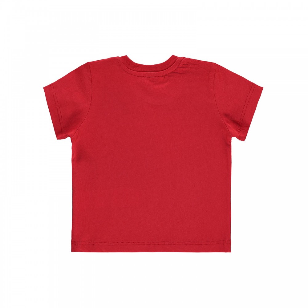 Superman Baby Boy Βρεφικό T-Shirt 6-18 Μηνών Κόκκινο