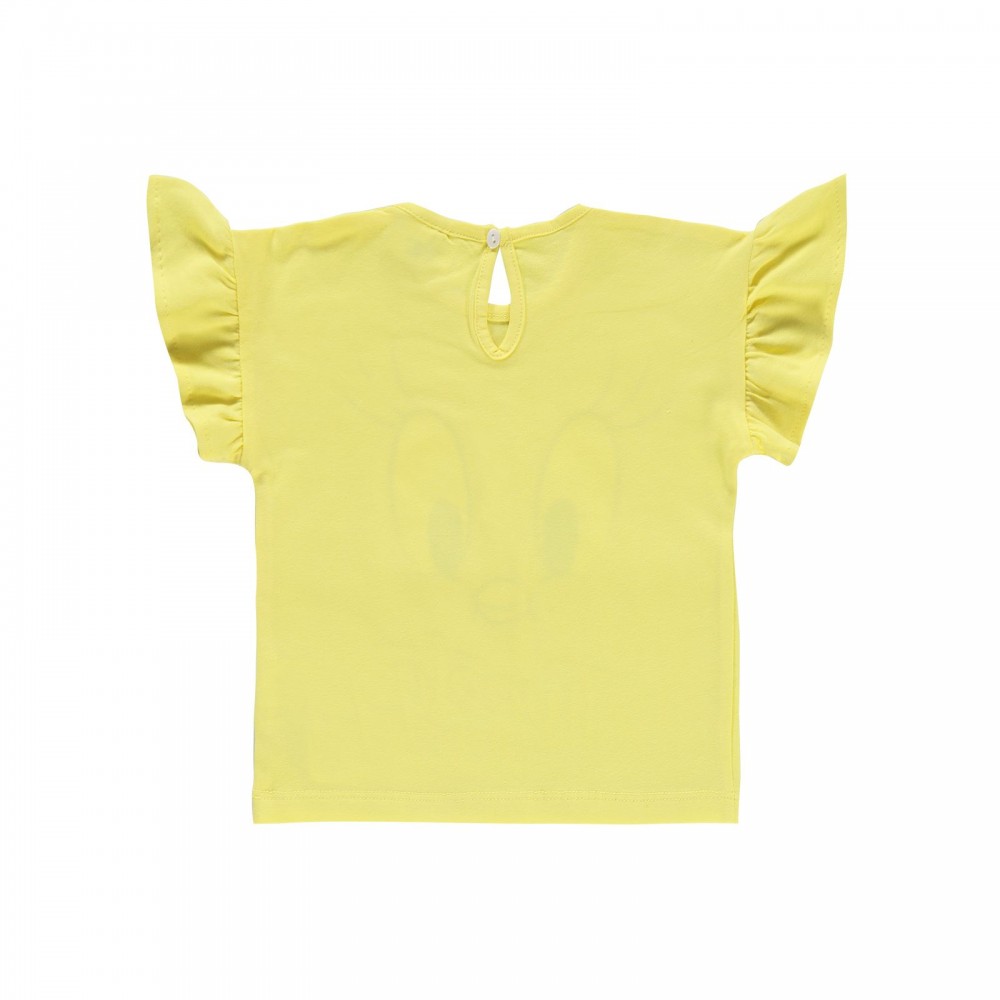 Tweety Baby Girl Βρεφικό T-Shirt 6-18 Μηνών Κίτρινο