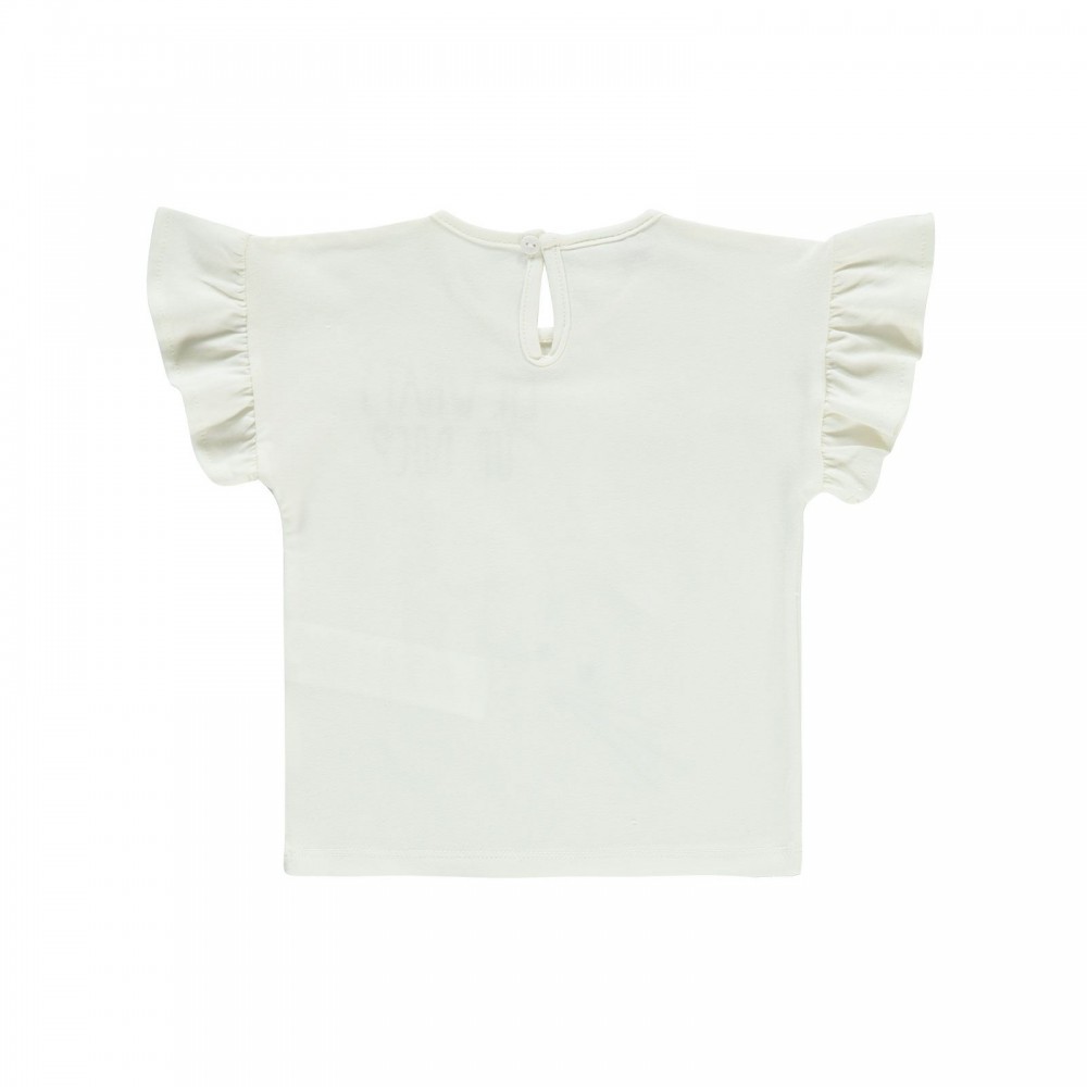 Bugs Bunny Baby Girl Βρεφικό T-Shirt 6-18 Μηνών Εκρού