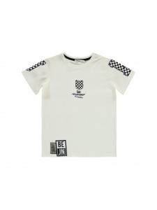 Civil Boys Παιδικό T-Shirt 10-13 Χρονών Εκρού