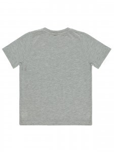 Civil Boys Παιδικό T-Shirt 6-9 Χρονών Γκρι Μελανζέ