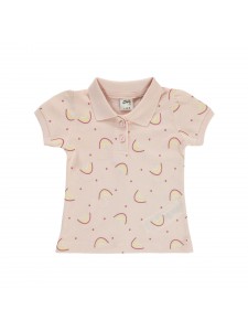Civil Baby Girl Βρεφικό T-Shirt 6-18 Μηνών Πούδρα