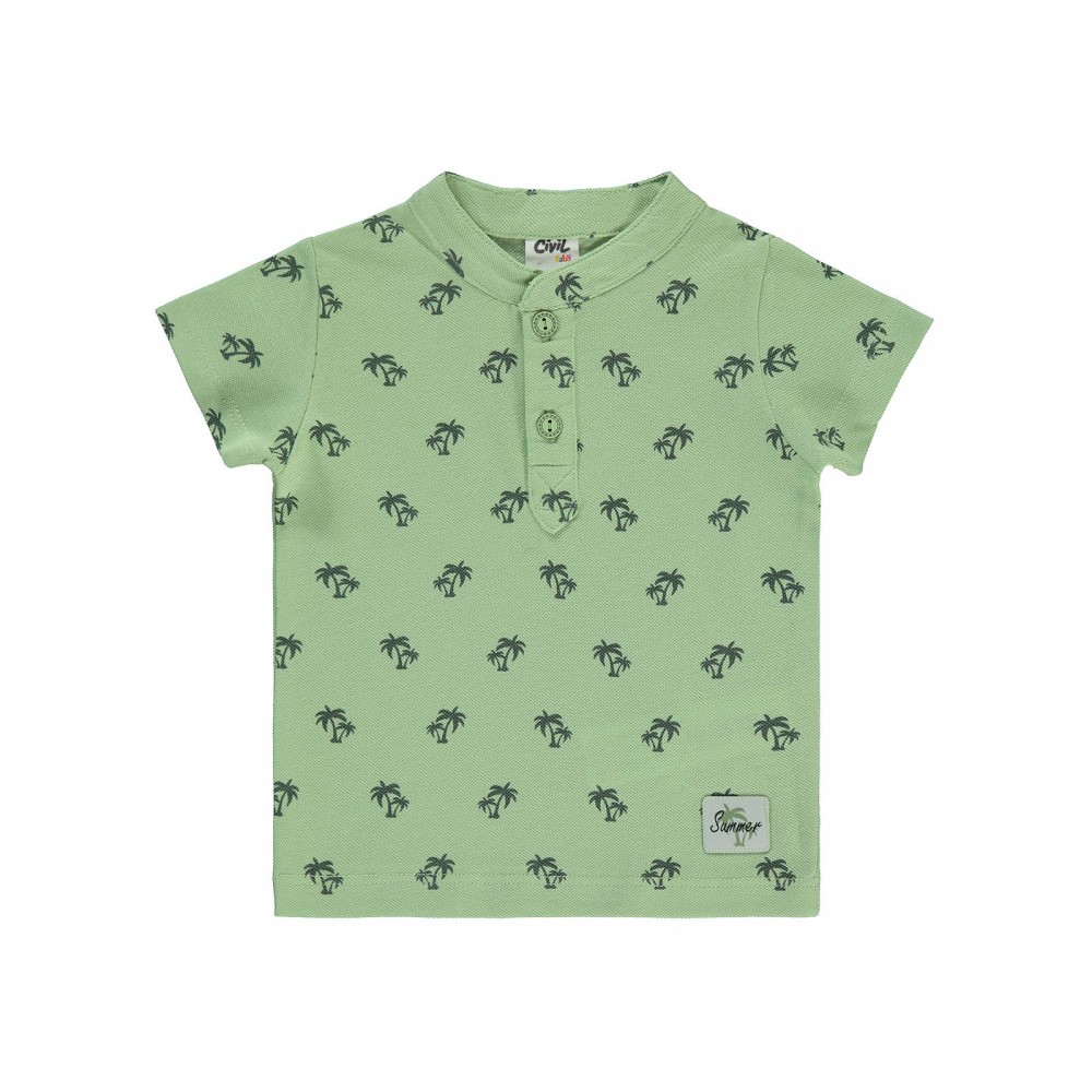 Civil Baby Boy Βρεφικό T-Shirt 6-18 Μηνών Πράσινο
