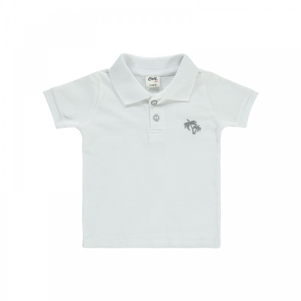 Civil Baby Boy Βρεφικό T-Shirt 6-18 Μηνών Λευκό