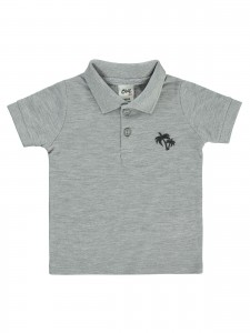 Civil Baby Boy Βρεφικό T-Shirt 6-18 Μηνών Γκρι Μελανζέ