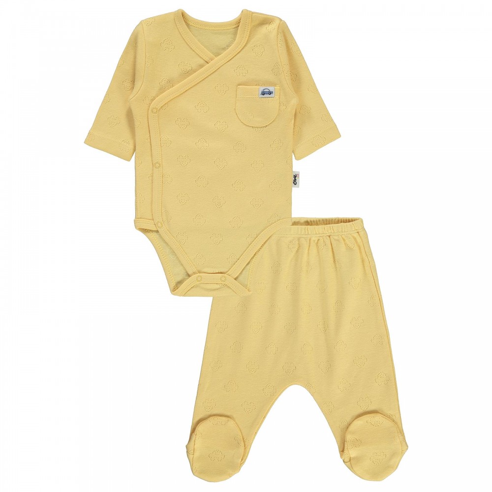 Civil Baby Boy Βρεφικό Σετ 1-9 Μηνών Κίτρινο