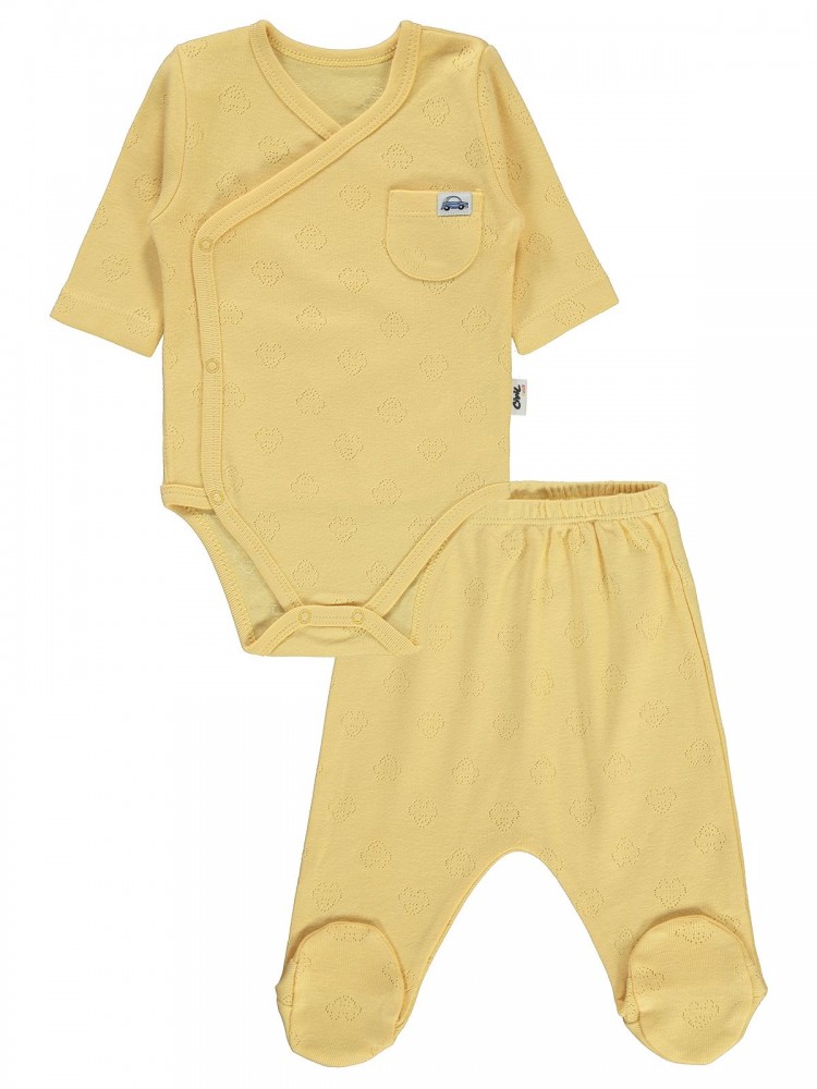 Civil Baby Boy Βρεφικό Σετ 1-9 Μηνών Κίτρινο