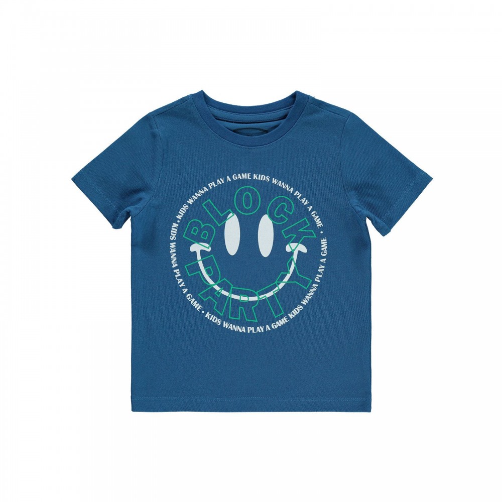 Civil Boys Παιδικό T-Shirt 2-5 Χρονών Ινδικό