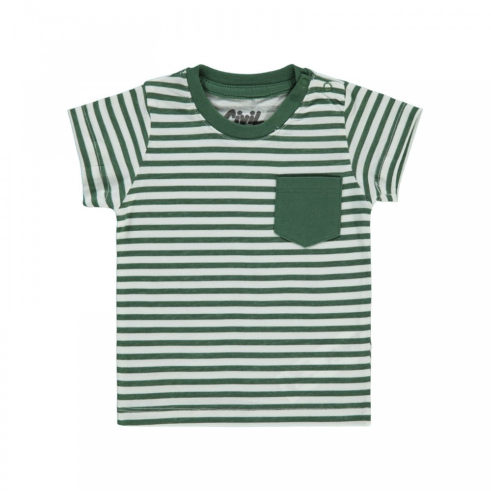 Civil Baby Boy Βρεφικό T-Shirt 6-18 Μηνών  Χακί