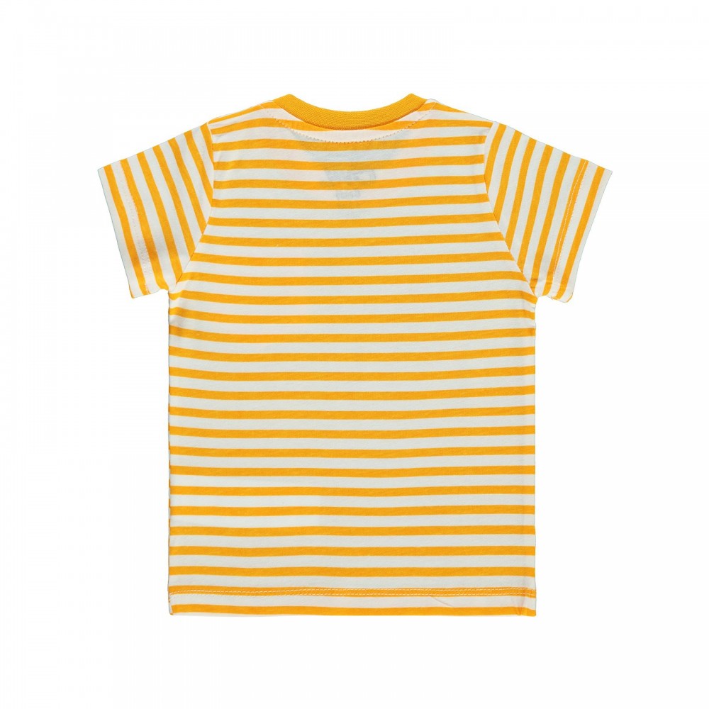 Civil Baby Boy Βρεφικό T-Shirt 6-18 Μηνών  Μουσταρδί