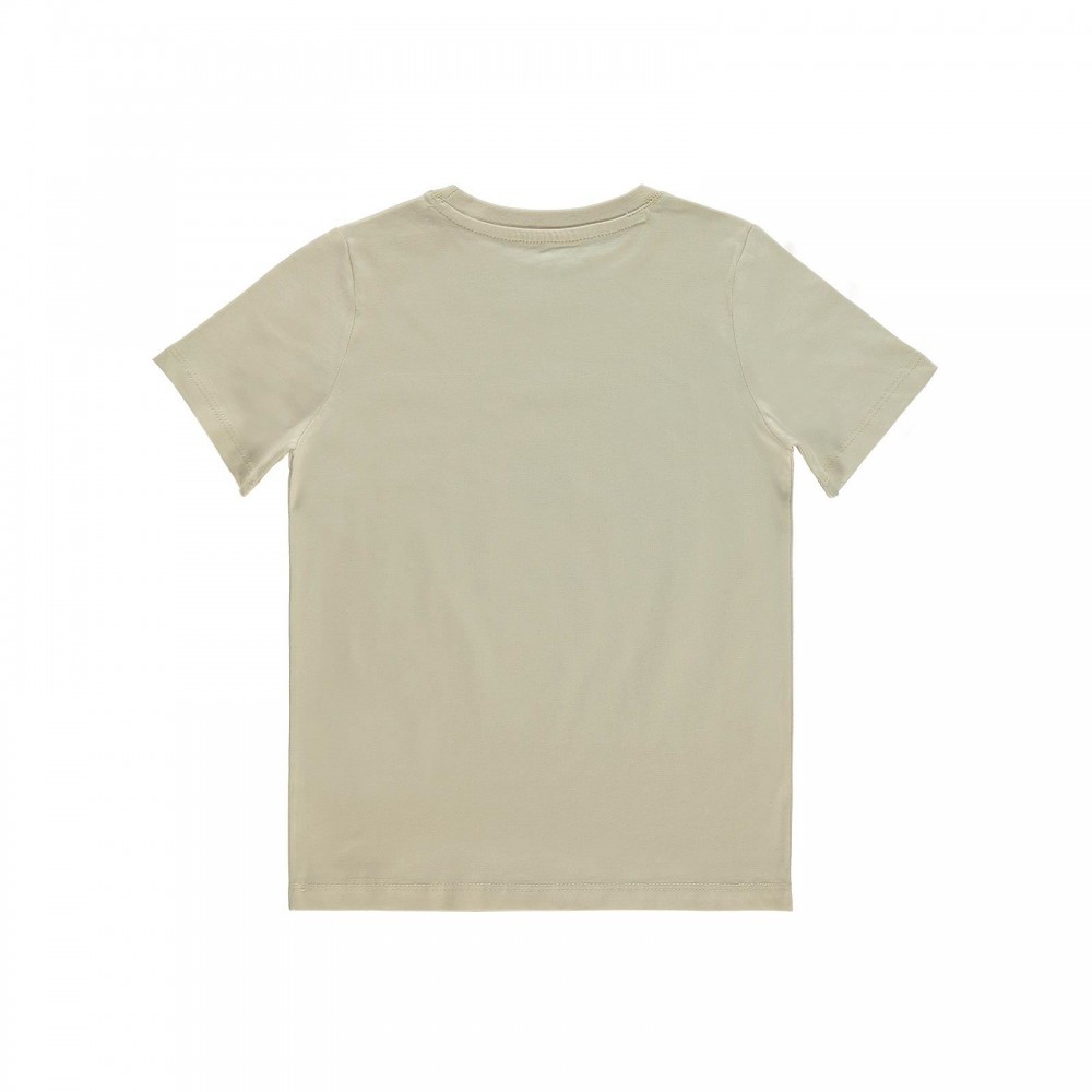 Civil Boys Παιδικό T-Shirt 6-9 Χρονών Χρώμα Πέτρας