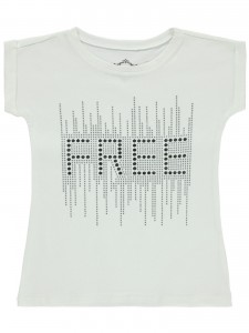 Civil Girls Παιδικό T-Shirt  6-9 Χρονών Εκρού