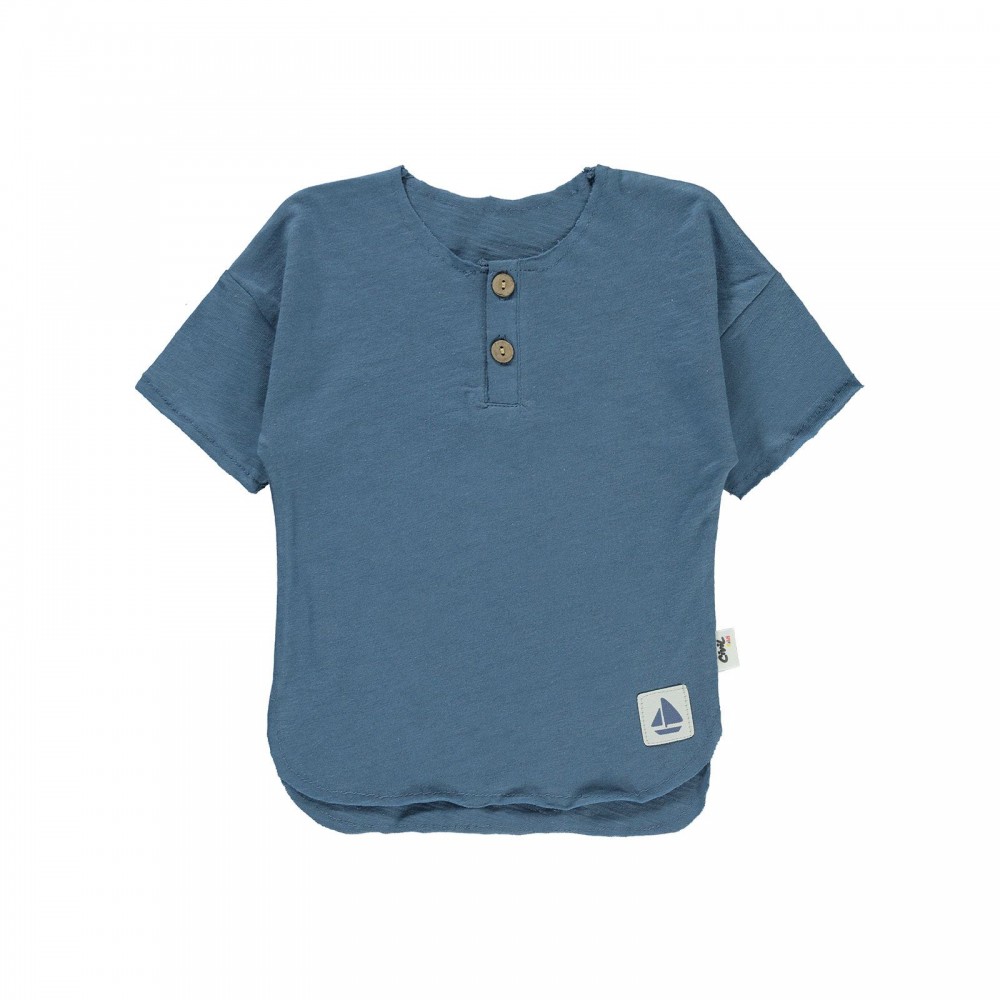 Civil Baby Boy Βρεφικό T-Shirt 6-18 Μηνών Ινδικό