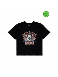 Civil Boys Παιδικό T-Shirt 6-9 Χρονών Μαύρο