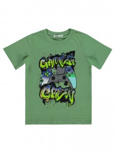 Civil Boys Παιδικό T-Shirt 6-9 Χρονών Χακί