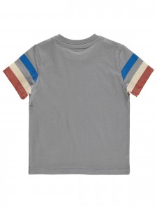 Civil Boys Παιδικό T-Shirt 2-5 Χρονών Γκρι