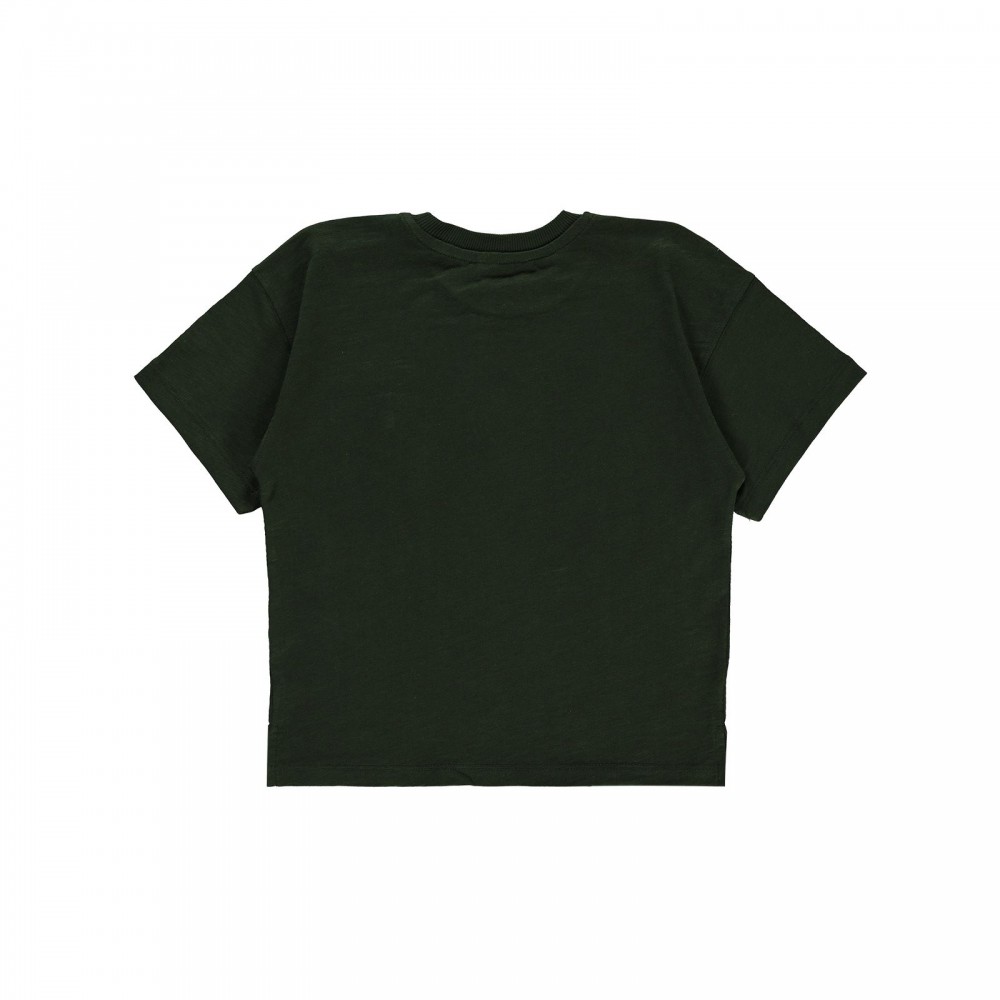 Civil Boys Παιδικό T-Shirt 6-9 Χρονών Ανοιχτό Χακί