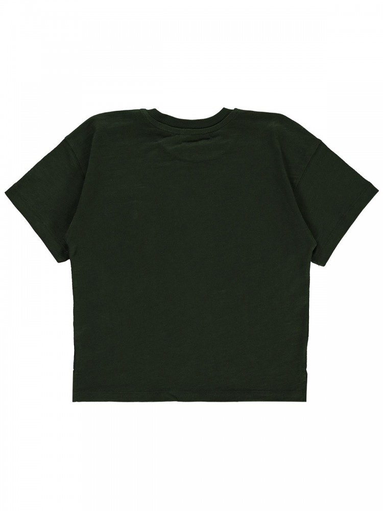 Civil Boys Παιδικό T-Shirt 6-9 Χρονών Ανοιχτό Χακί