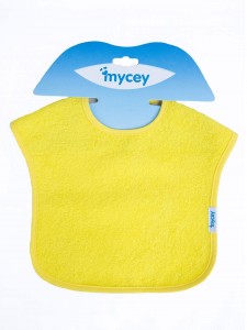 Mycey Baby Βρεφική Σαλιάρα 0-24 Μηνών Κίτρινο