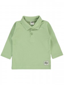 Civil Baby Boy Βρεφική Μπλούζα 6-18 Μηνών Soft Πράσινο