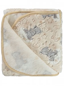 Civil Baby Βρεφική Κουβέρτα 100x120 Cm Κρεμ