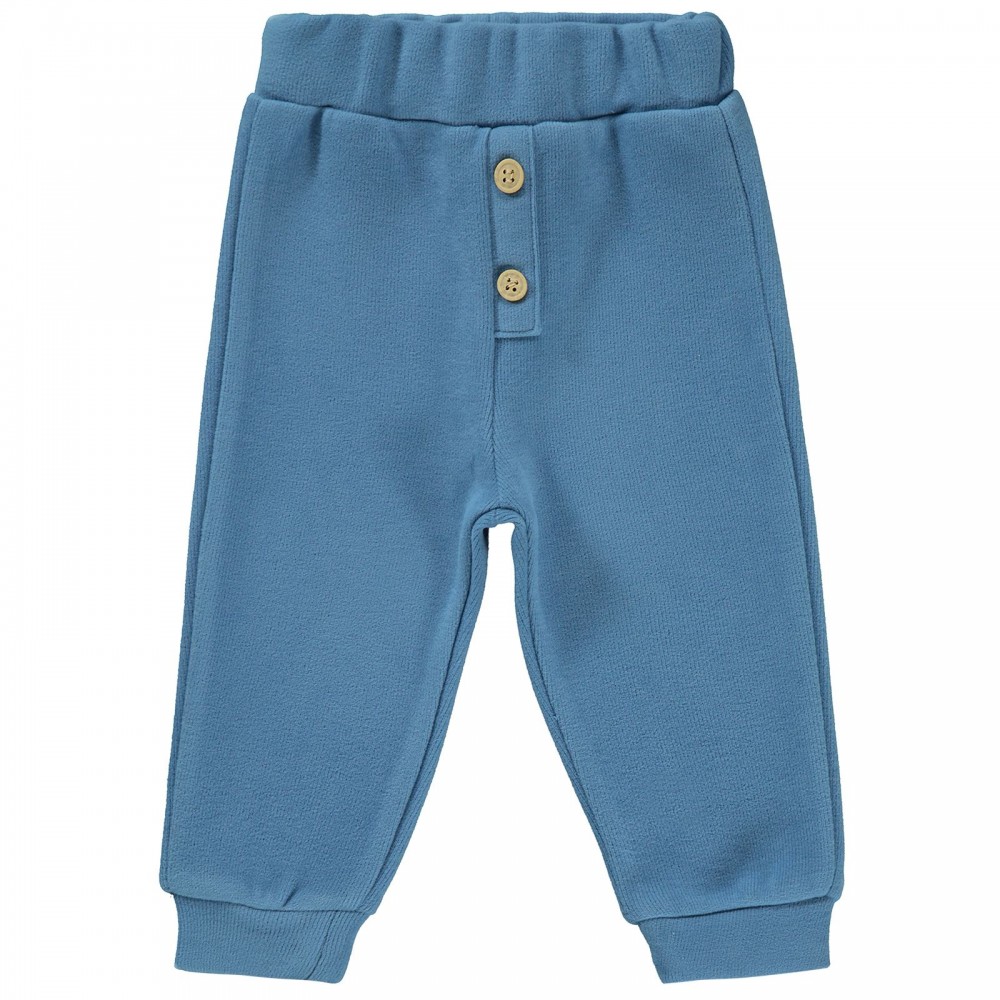 Civil Baby Boy Βρεφικό Παντελόνι Φόρμας 6-18 Μηνών Μπλε