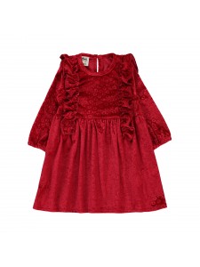 Civil Baby Girl Βρεφικό Φόρεμα 6-18 Μηνών Κόκκινο