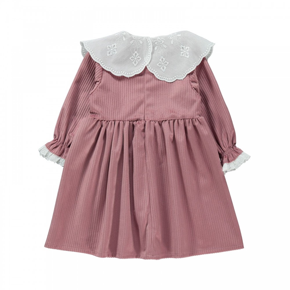 Civil Baby Girl Βρεφικό Φόρεμα 6-18 Μηνών Πούδρα
