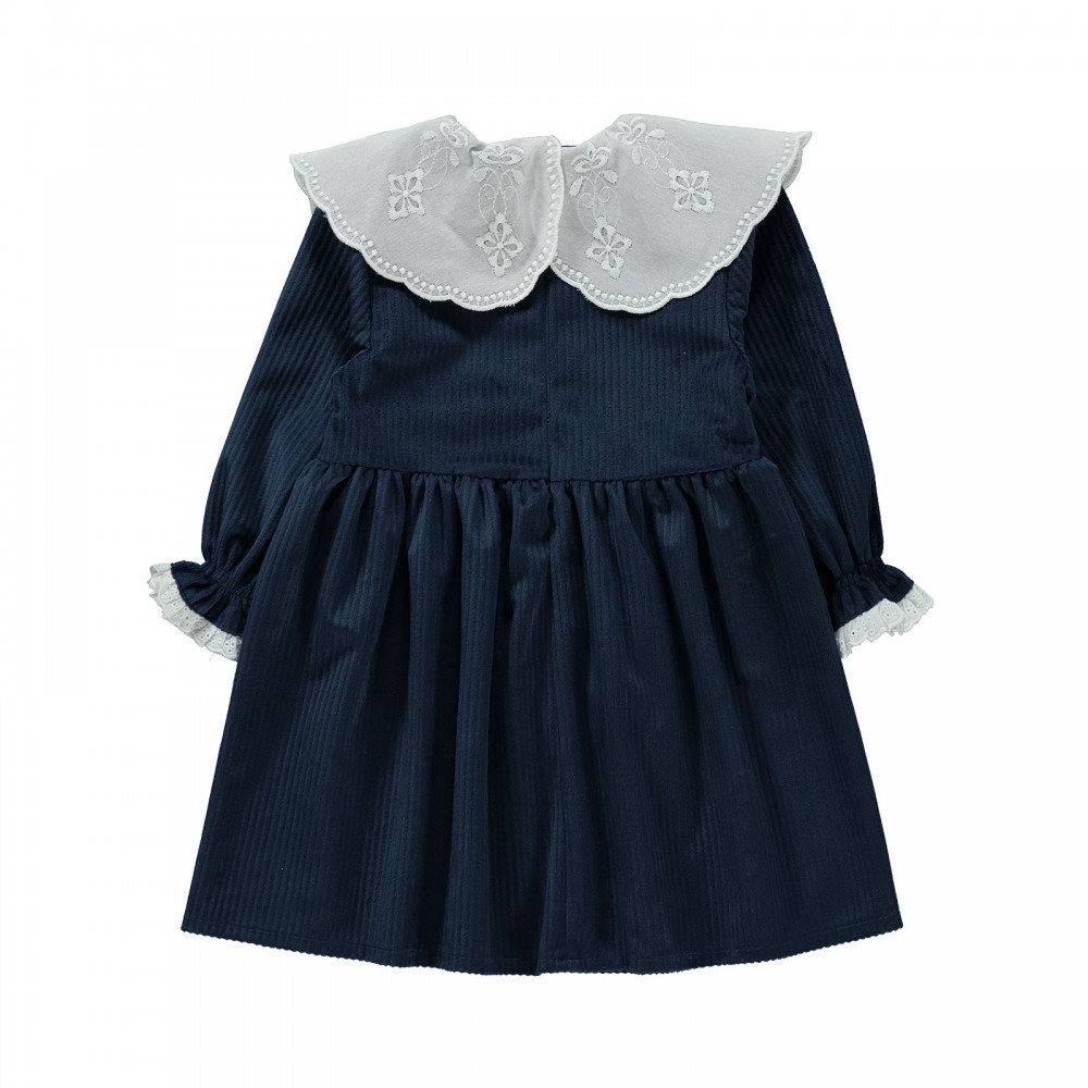 Civil Baby Girl Βρεφικό Φόρεμα 6-18 Μηνών Σκούρο Μπλε